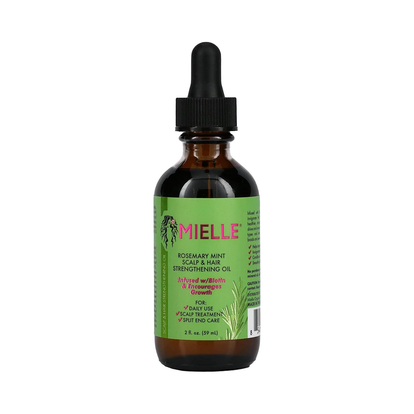 MIELLE - ROSEMARY MINT, SCALP & HAIR OIL